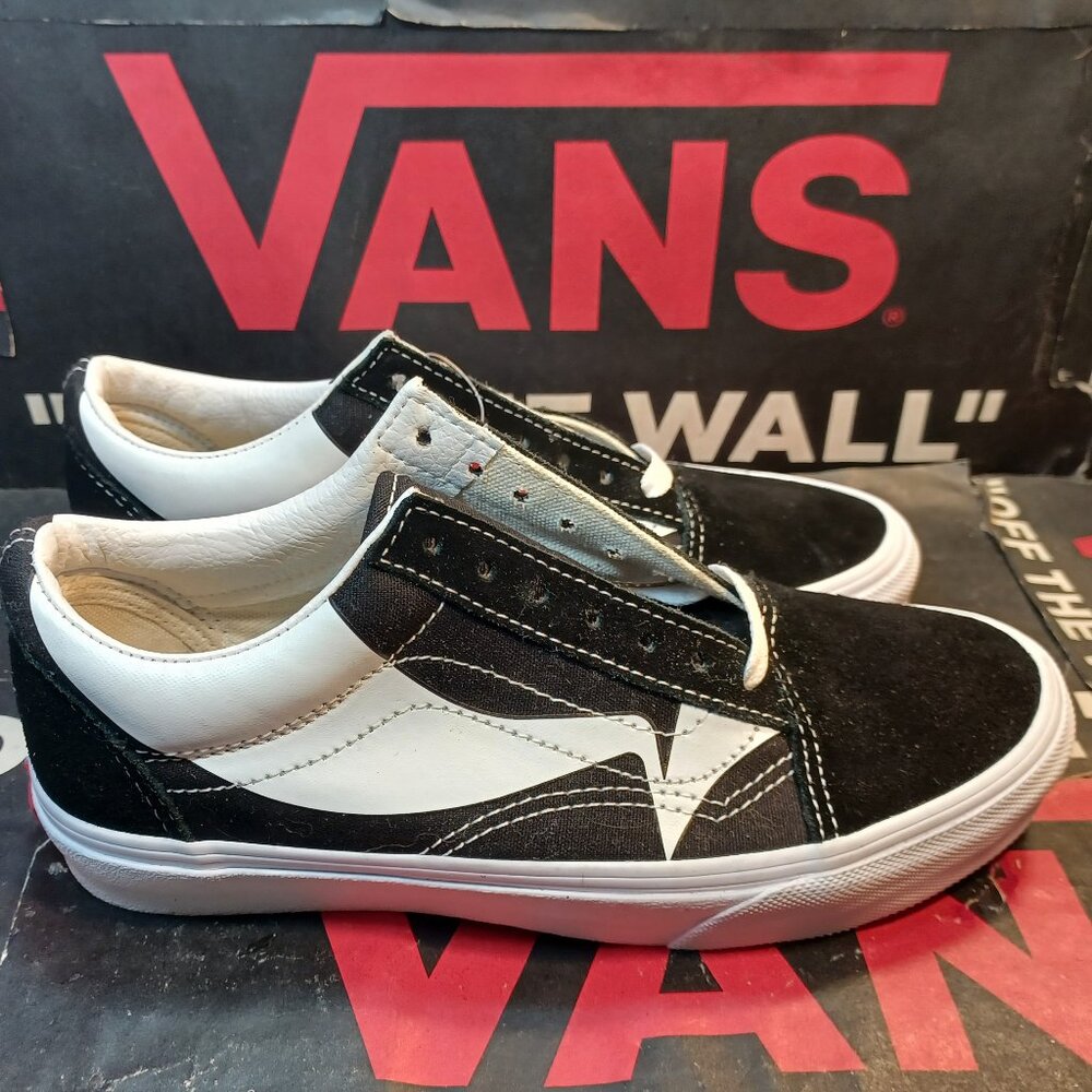 Vans Vans Men's 4.5/Women's 6 Old Skool Warp Black True White VN0A4U3B21N